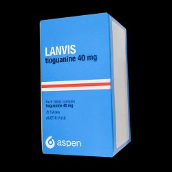 Ланвис (Тиогуанин) таблетки 40мг 25шт в Нефтеюганске и области фото