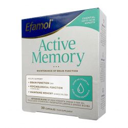 Эфамол Брейн Мемори Актив / Efamol Brain Active Memory капсулы №30 в Нефтеюганске и области фото
