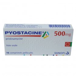 Пиостацин (Пристинамицин) таблетки 500мг №16 в Нефтеюганске и области фото